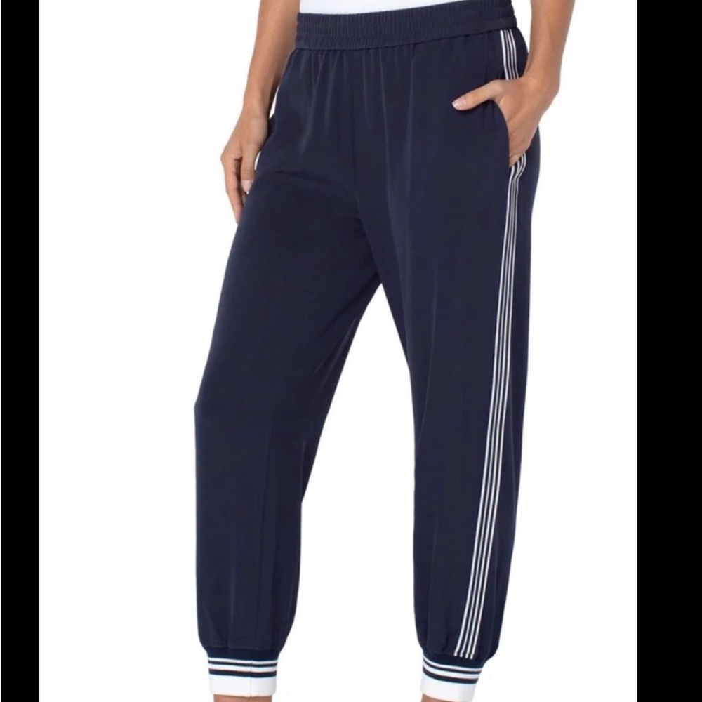 Liverpool Pull On Jogger With Side Stripe - Inkwell Navy M